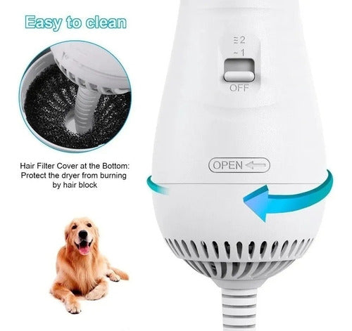 Hair dryer and comb for dogs and cats ⚡