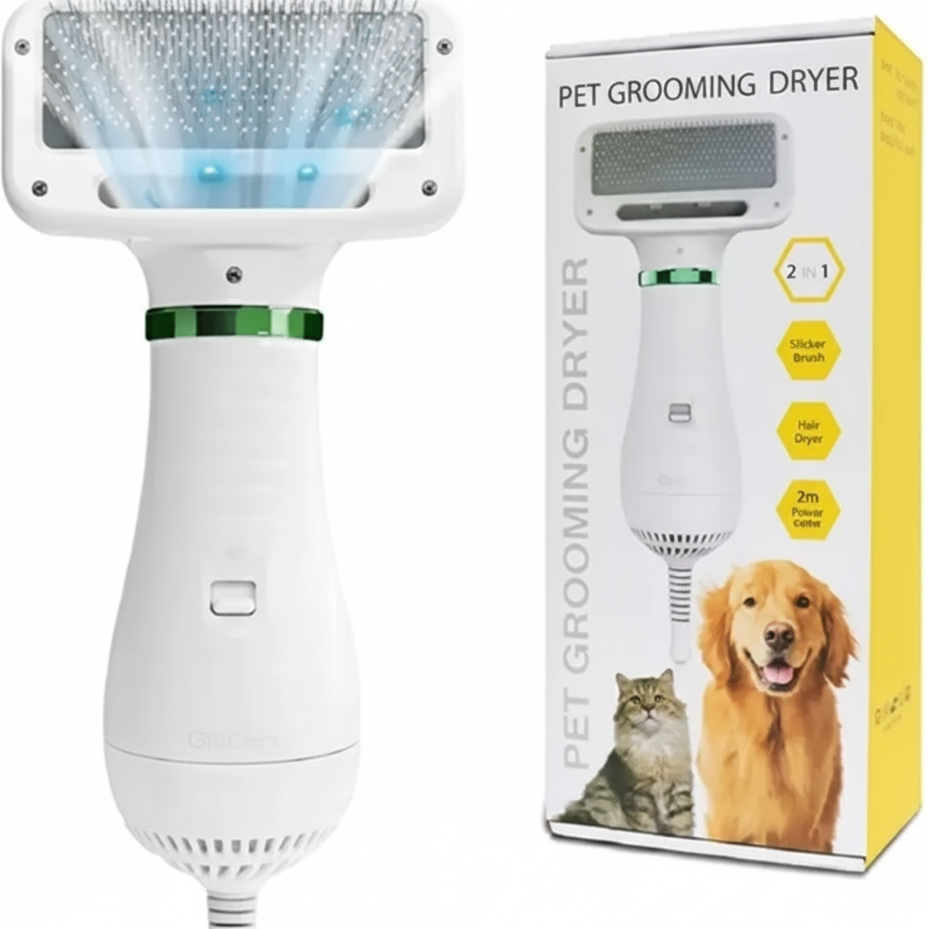 Hair dryer and comb for dogs and cats ⚡